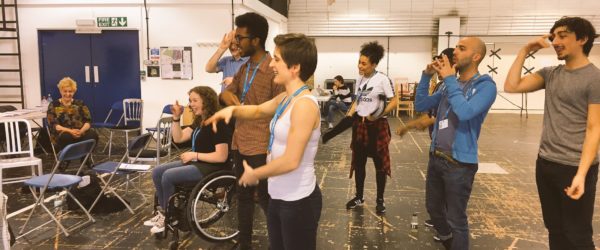 The cast of Tommy in rehearsals, image captured by cast blogger Natasha Lewis