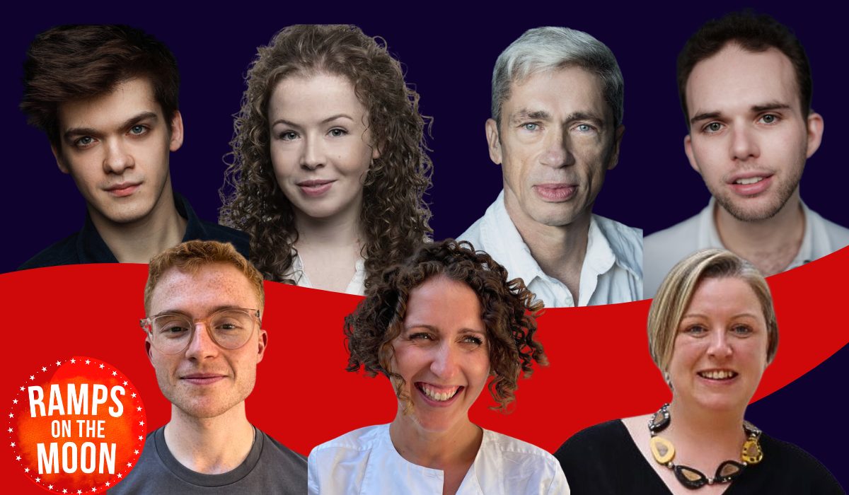 A post image with seven people's head and shoulders top left to right: Zak Ford-Williams, Amy Trigg, Mat Fraser, Maximillian Fairley. Bottome left to right: Ben Oliver, penelope Saward and Rachel Sharpe