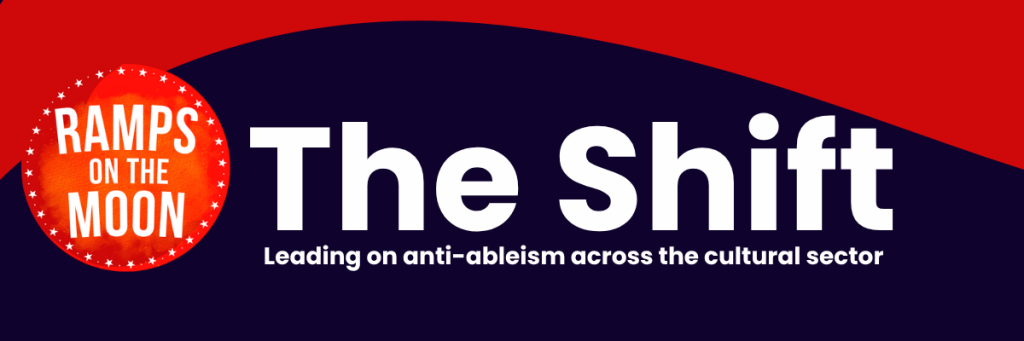 A graphic with the ramps logo to the left, a deep blue background and a red swish