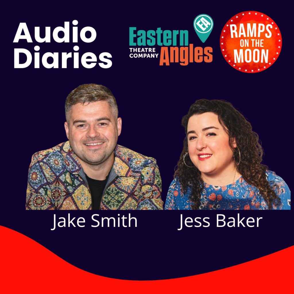 Artwork image of Jake Smith and Jess Baker, head shots - they are smiling
